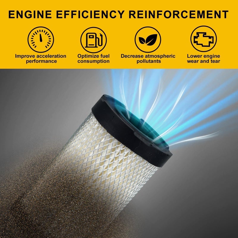 Panari 35066 Air Filter for Tecumseh 63087A LEV90 LEV100 LEV115 OVRM60 TC300 Engine Sears 10096 2 Pack - Image 4